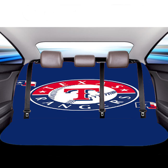 Texas Rangers Logo Car Back Rear Seat Covers