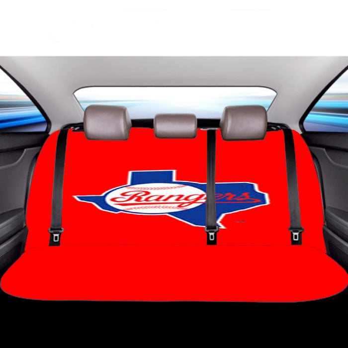Texas Rangers Logo City Car Back Rear Seat Covers