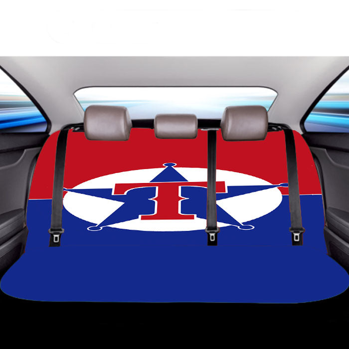 Texas Rangers Rebrand Car Back Rear Seat Covers