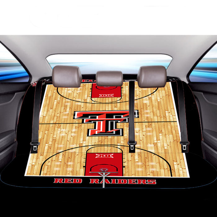 Texas Tech Red Raiders Court Car Back Rear Seat Covers