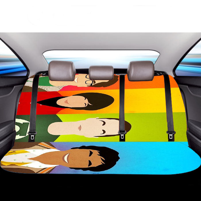 The Big Bang Theory Colours Car Back Rear Seat Covers