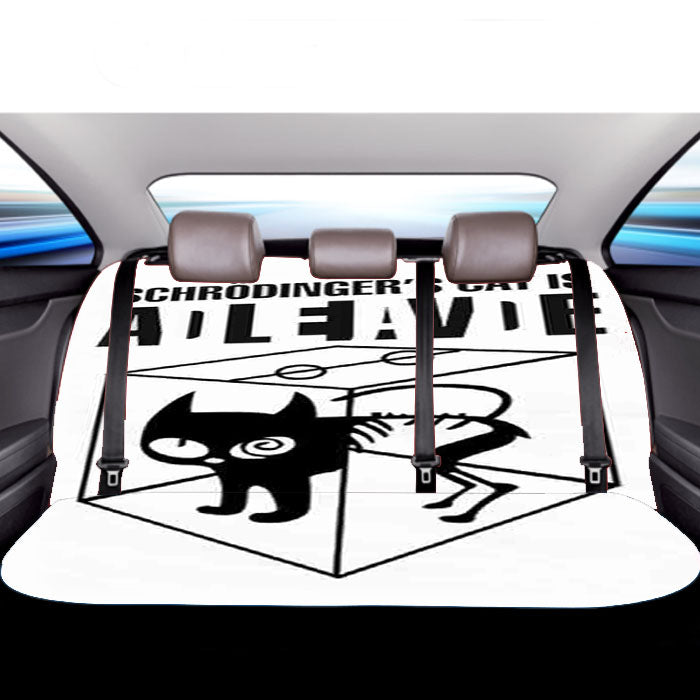 The Big Bang Theory Movie Sheldon Cooper Schrodingers Cat Car Back Rear Seat Covers