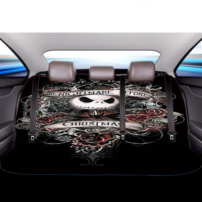 The Nightmare Before Christmas Black Car Back Rear Seat Covers