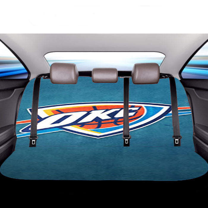 The Oklahoma City Thunder Car Back Rear Seat Covers