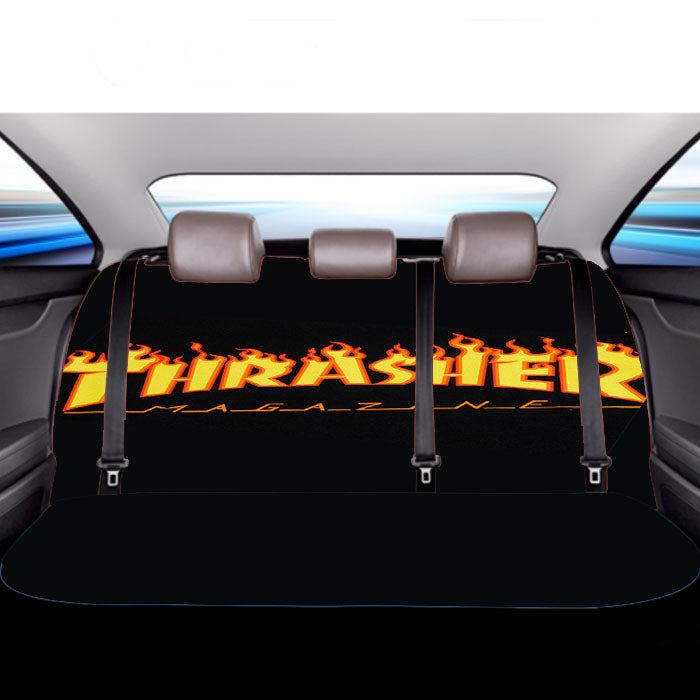 Thrasher Magazine Logo Car Back Rear Seat Covers