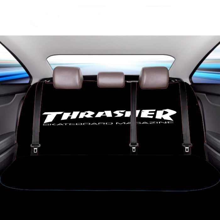 Thrasher Skateboard Magazine Car Back Rear Seat Covers