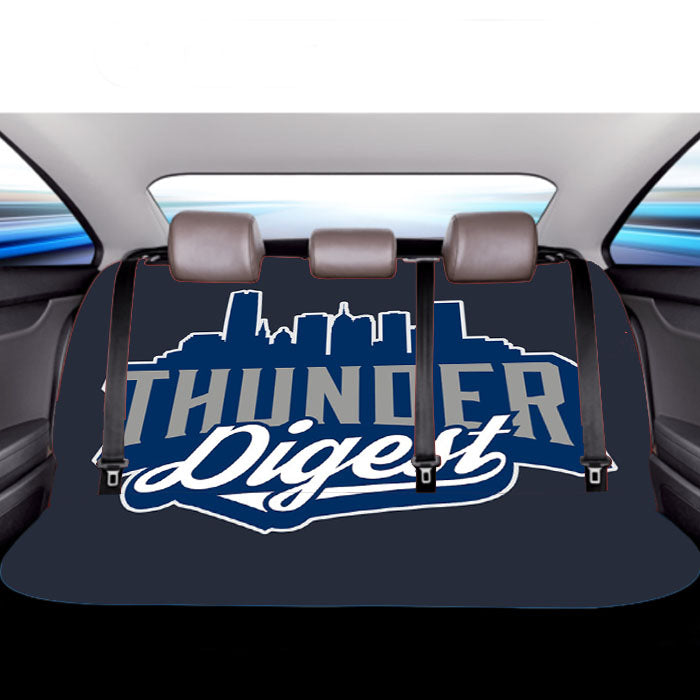 Thunder Digest Oklahoma City Hunder Car Back Rear Seat Covers