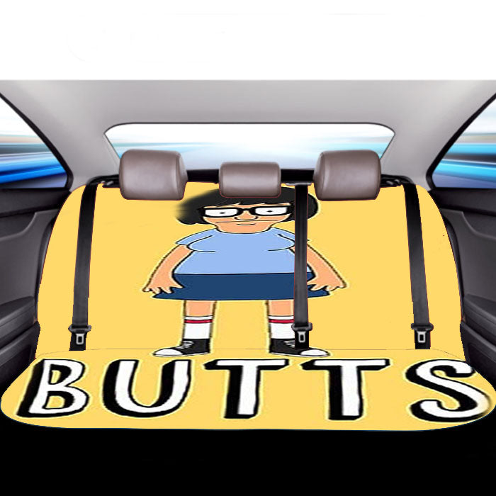Tina Bobs Burgers Butts Car Back Rear Seat Covers