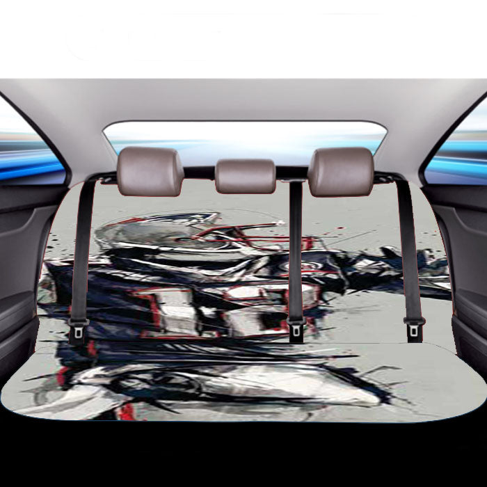 Tom Brady Sketch Car Back Rear Seat Covers