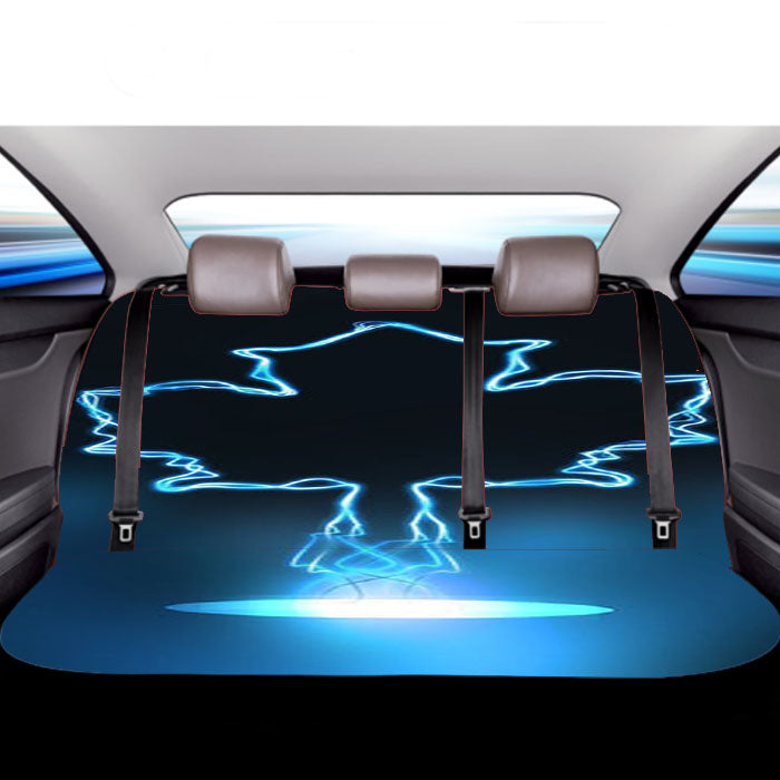 Toronto Maple Leafs Neon Car Back Rear Seat Covers