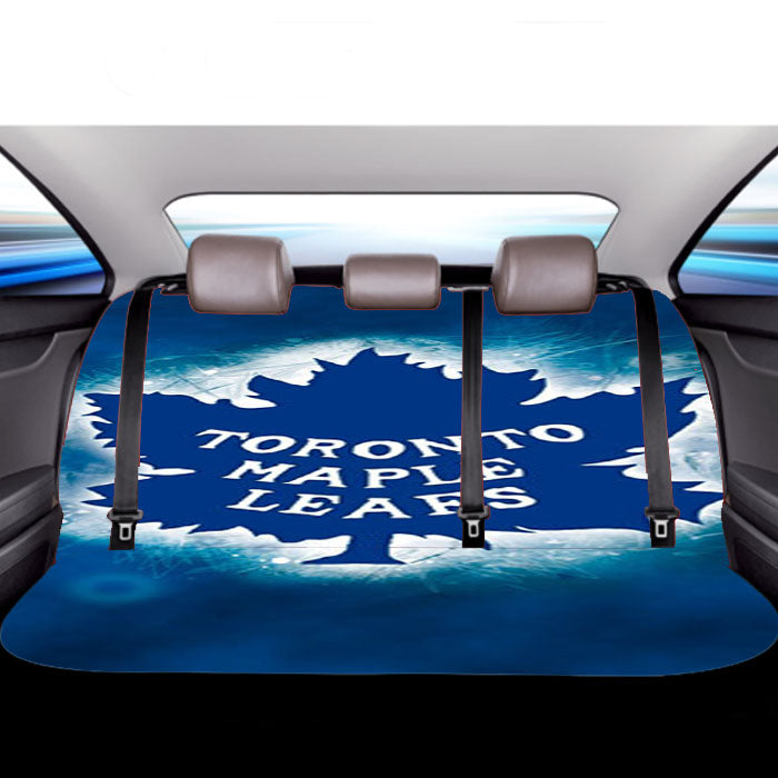Toronto Maple Leafs Stripes Car Back Rear Seat Covers