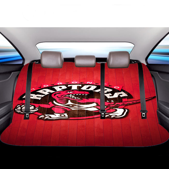 Toronto Raptors Hardwood 2 Car Back Rear Seat Covers