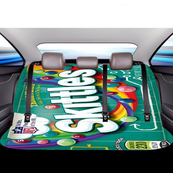 Trick Plays Skittles Candy Car Back Rear Seat Covers