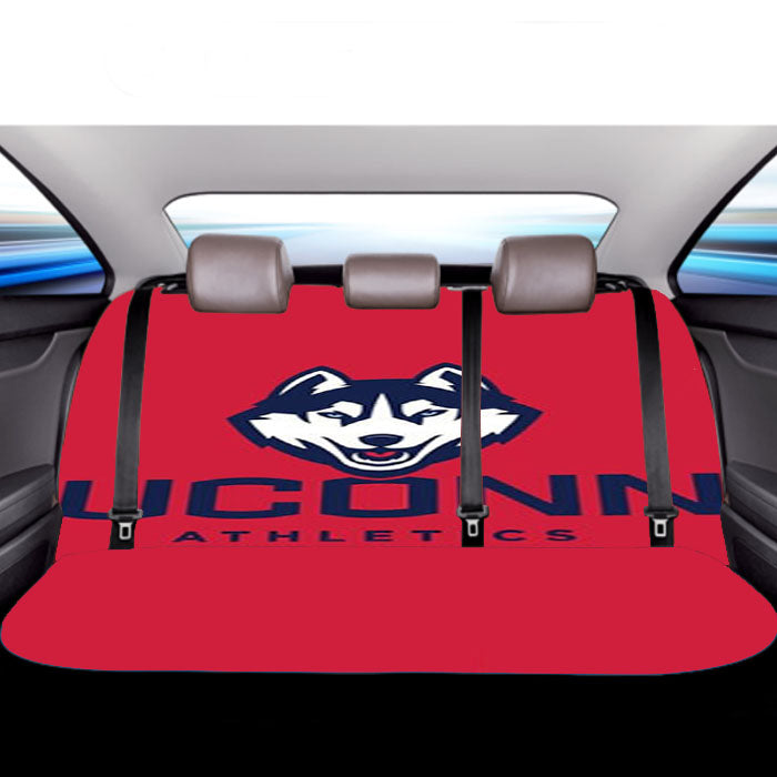 Uconn Athletics Red Car Back Rear Seat Covers
