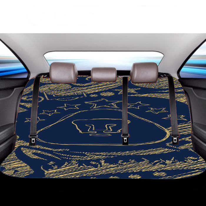 Unam Sketch Car Back Rear Seat Covers