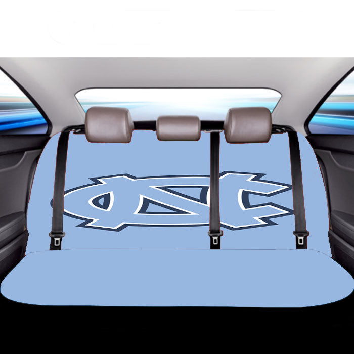 Unc Tar Heels Logo Car Back Rear Seat Covers