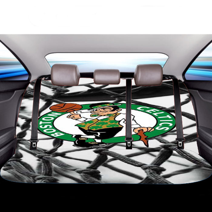 Unique Boston Celtics Car Back Rear Seat Covers