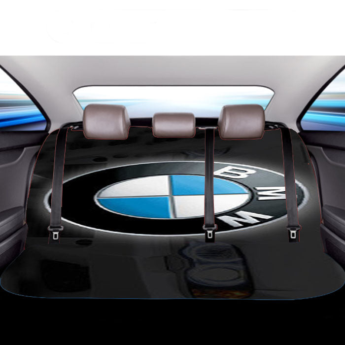 Unique Design Bmw Emblem Pattern Car Back Rear Seat Covers