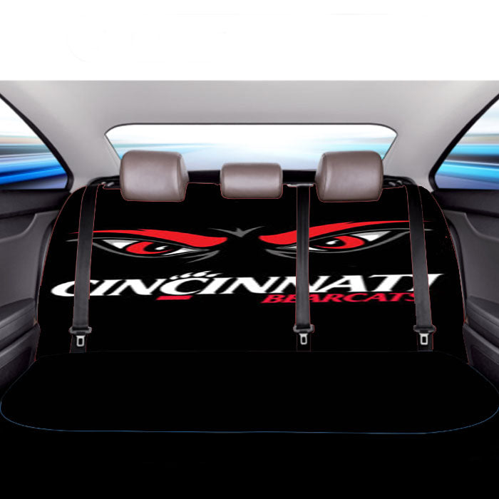 University Of Cincinnati Bearcats Logo Car Back Rear Seat Covers
