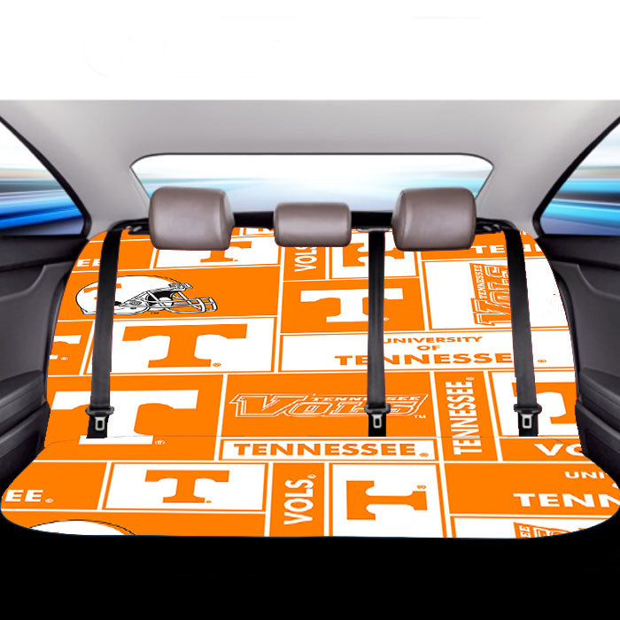 University Of Tennessee Helmet Car Back Rear Seat Covers