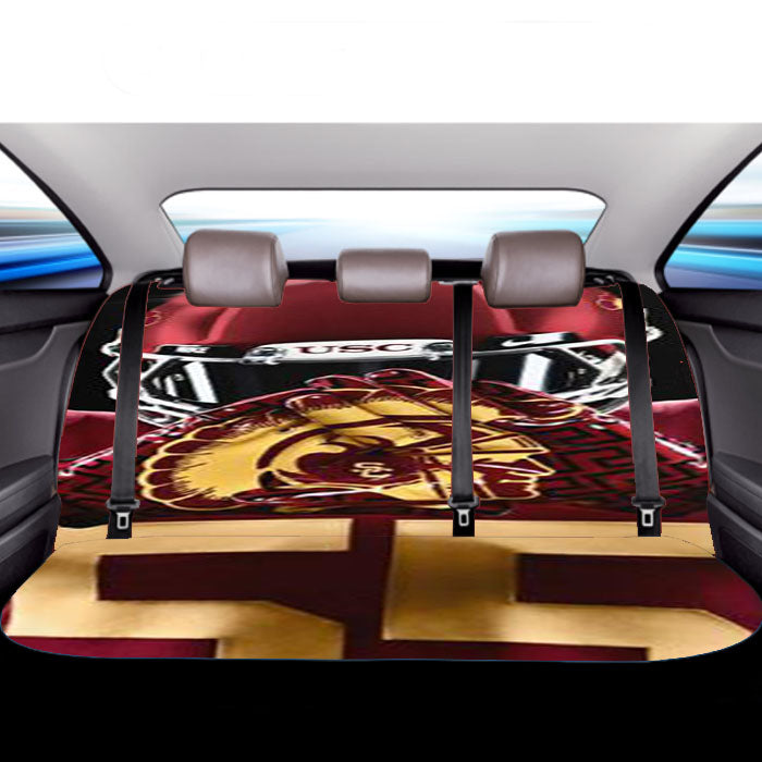 Usc Trojans Football Car Back Rear Seat Covers