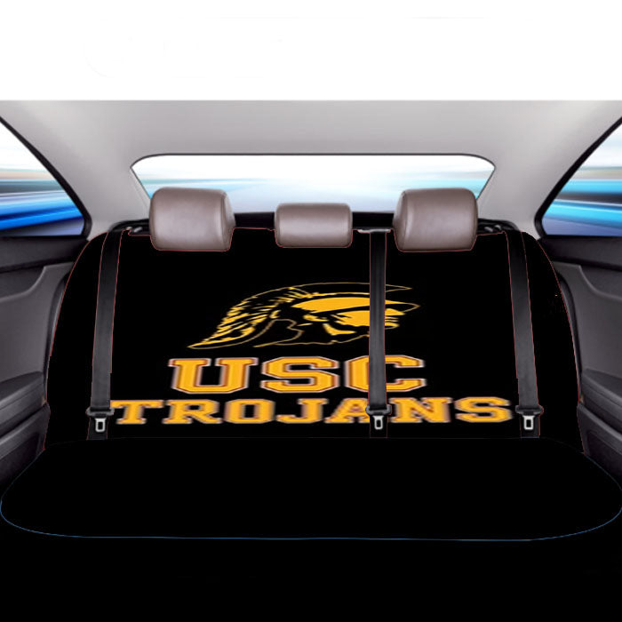 Usc Trojans Logo Car Back Rear Seat Covers