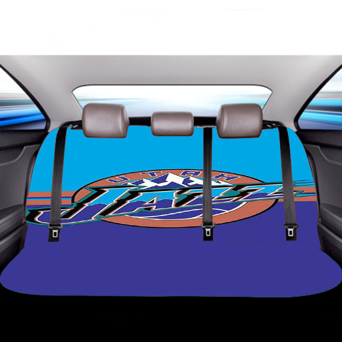 Utah Jazz Basketball Logo Car Back Rear Seat Covers