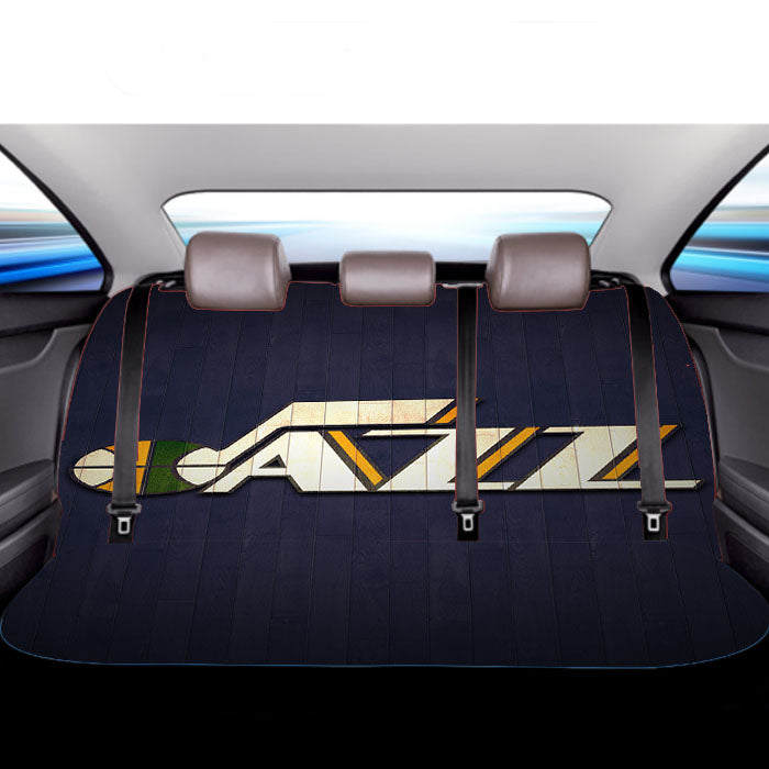 Utah Jazz Emblem Car Back Rear Seat Covers