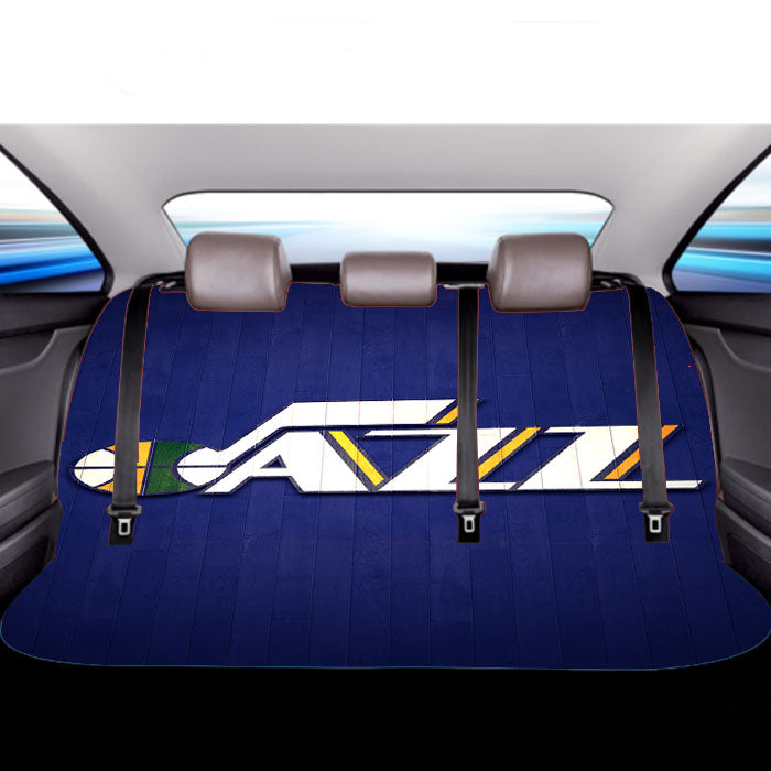 Utah Jazz Hardwood Wallpaper Car Back Rear Seat Covers