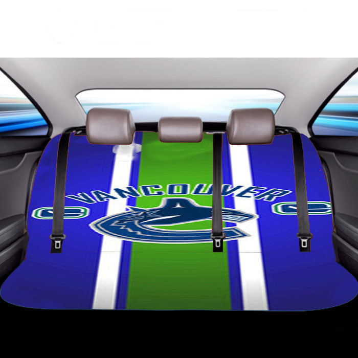 Vancouver Canucks Car Back Rear Seat Covers