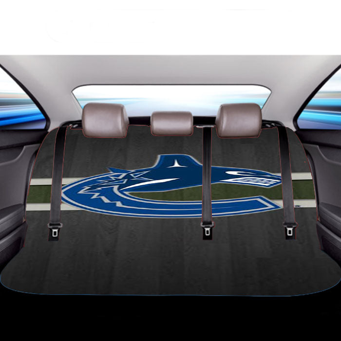 Vancouver Canucks Logo Car Back Rear Seat Covers