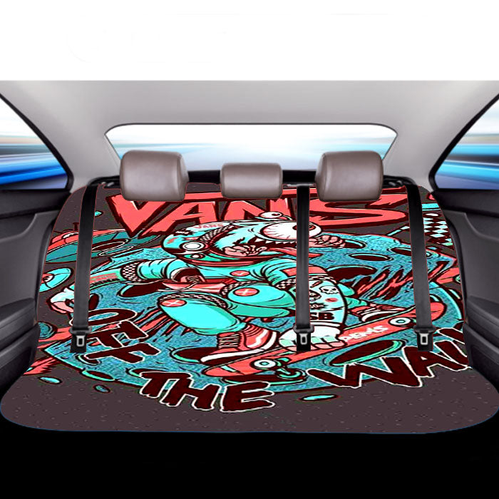 Vans Art Pink Blue Car Back Rear Seat Covers
