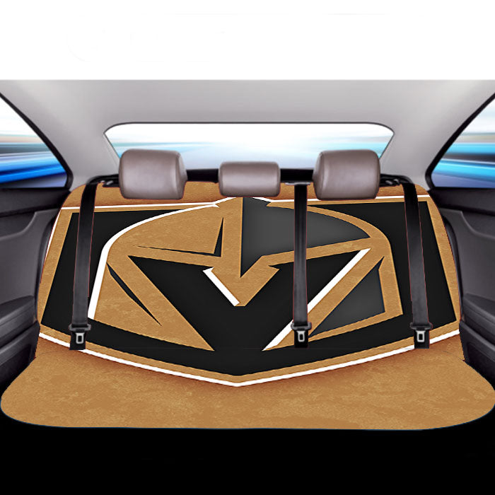 Vegas Golden Knights Helmet Logo Car Back Rear Seat Covers