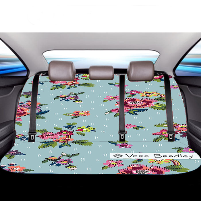 Vera Bradley Water Bouquet Car Back Rear Seat Covers