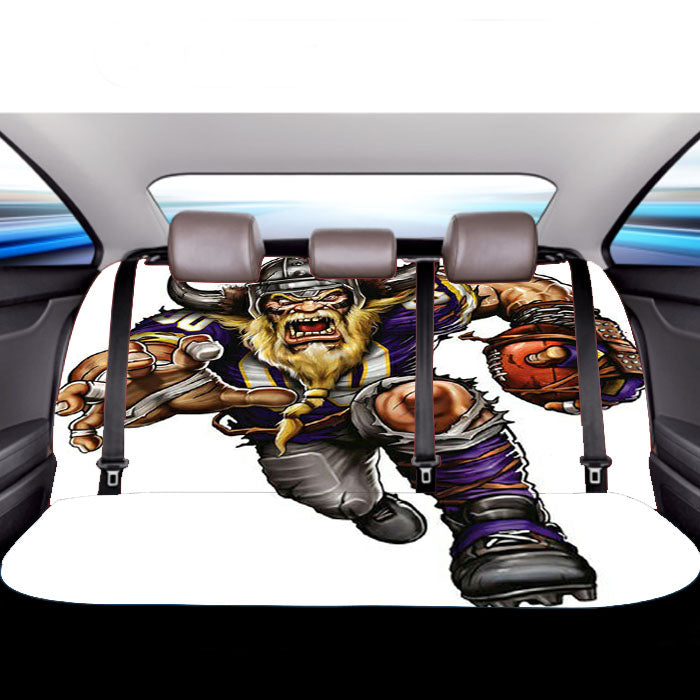 Vikings Football Car Back Rear Seat Covers