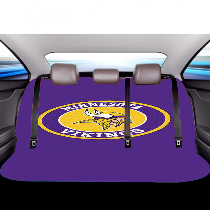 Vikings Logos Car Back Rear Seat Covers