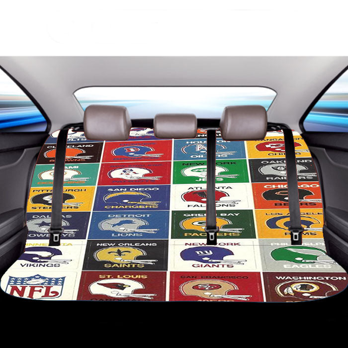 Vintage 70S Nfl Football Helmet Car Back Rear Seat Covers