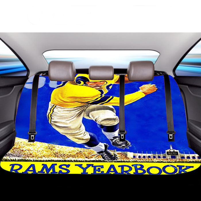 Vintage Los Angeles Rams Car Back Rear Seat Covers