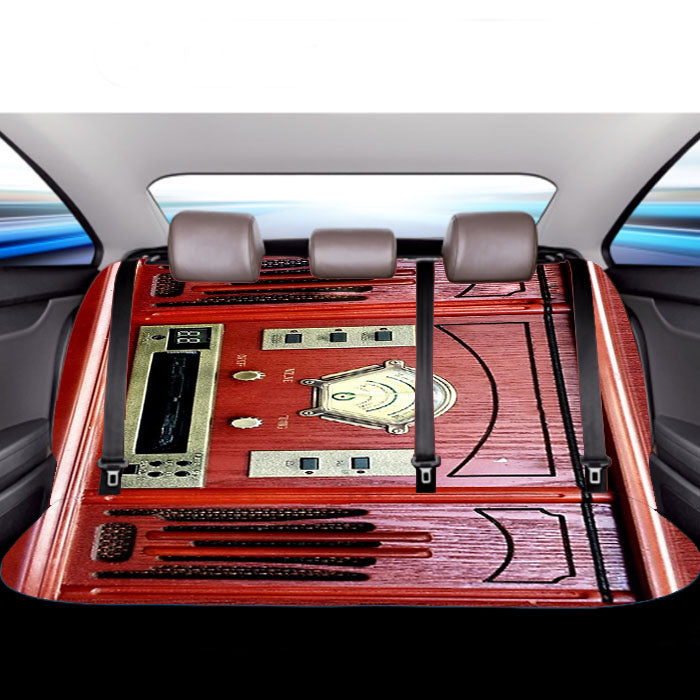 Vintage Retro Red Radio Car Back Rear Seat Covers