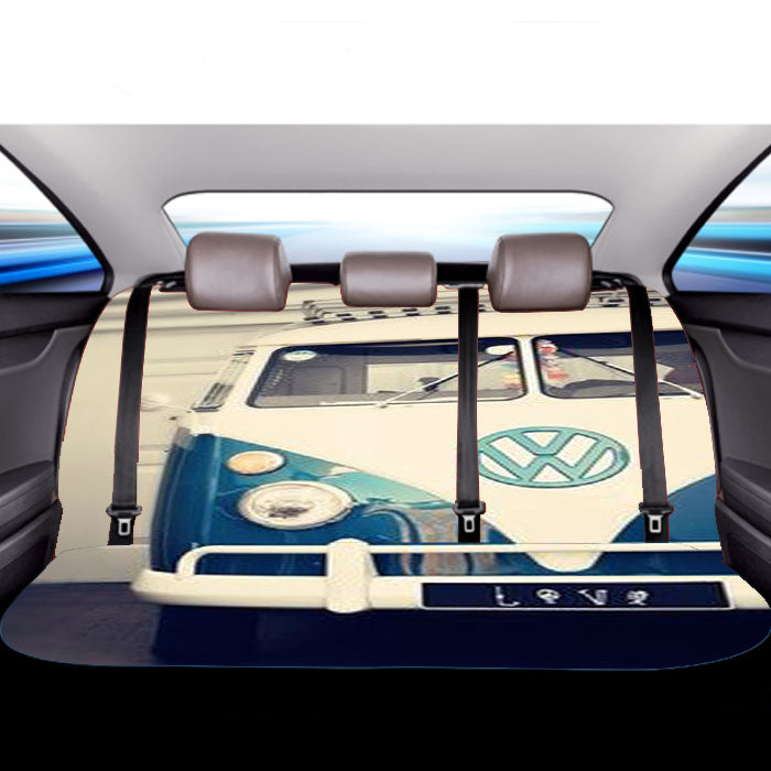 Vintage Volkswagen Car Back Rear Seat Covers