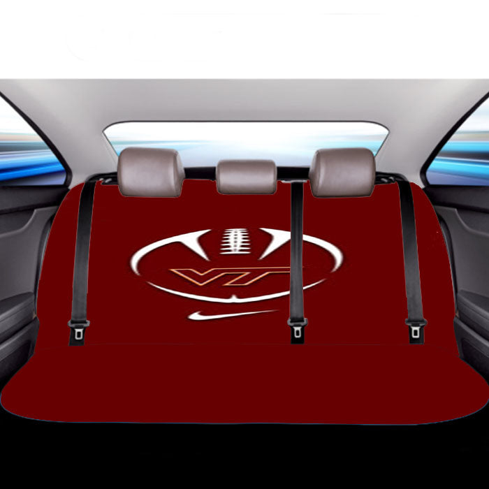 Virginia Tech Hokies Car Back Rear Seat Covers