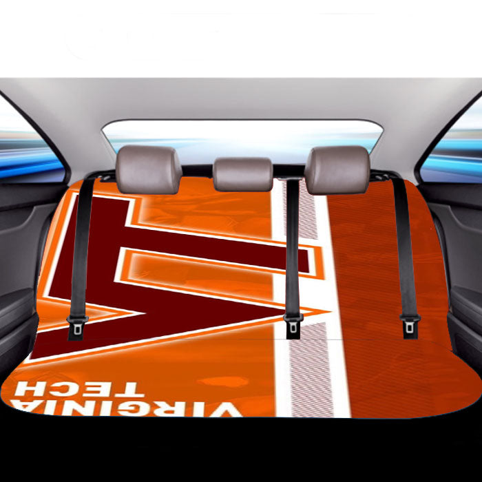 Virginia Tech Logo Car Back Rear Seat Covers
