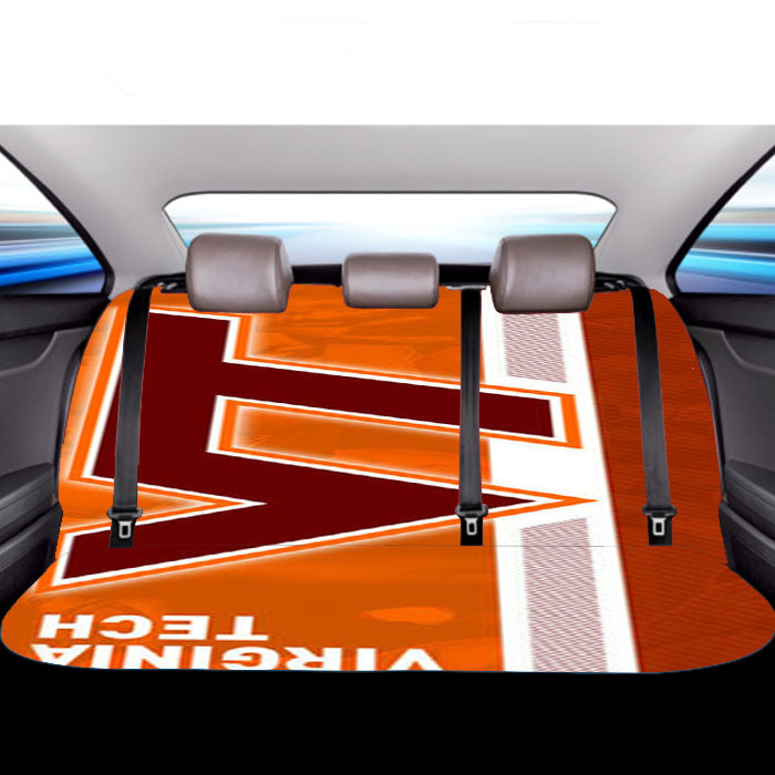 Virginia Tech Stripe Car Back Rear Seat Covers