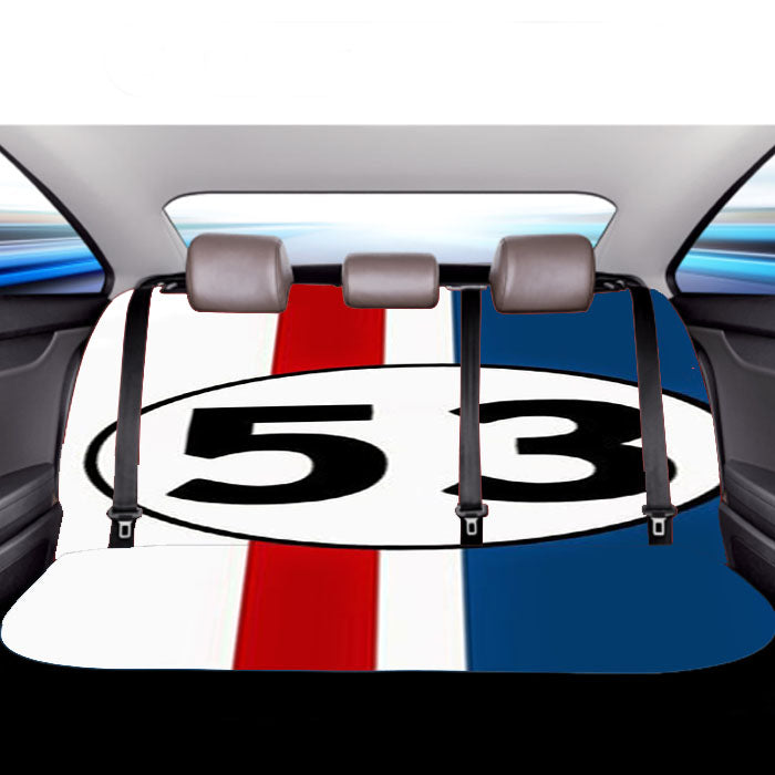 Vw Herbie Car Back Rear Seat Covers