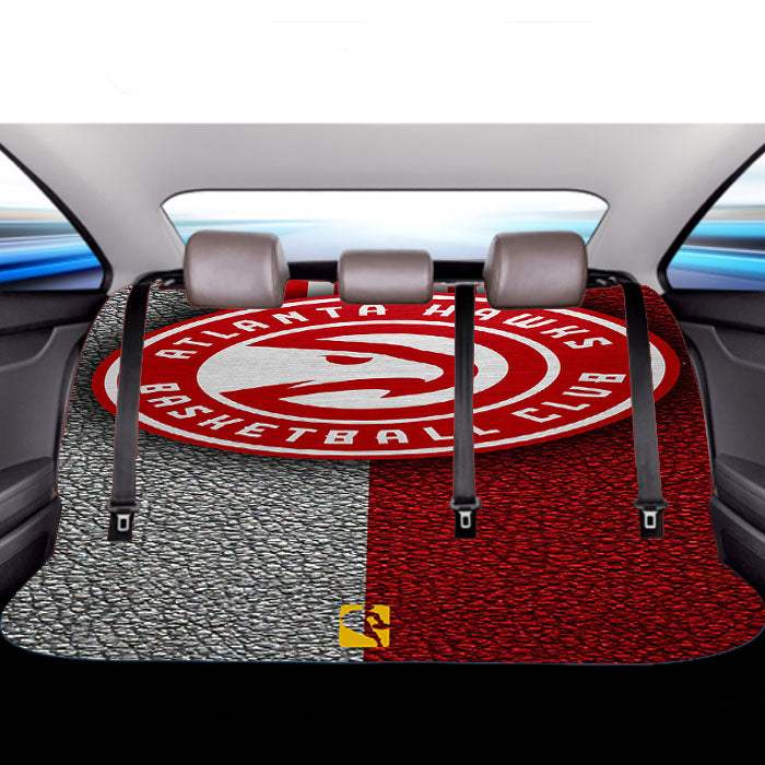 Wallpaper Sport Logo Basketball Atlanta Hawks Nba Car Back Rear Seat Covers