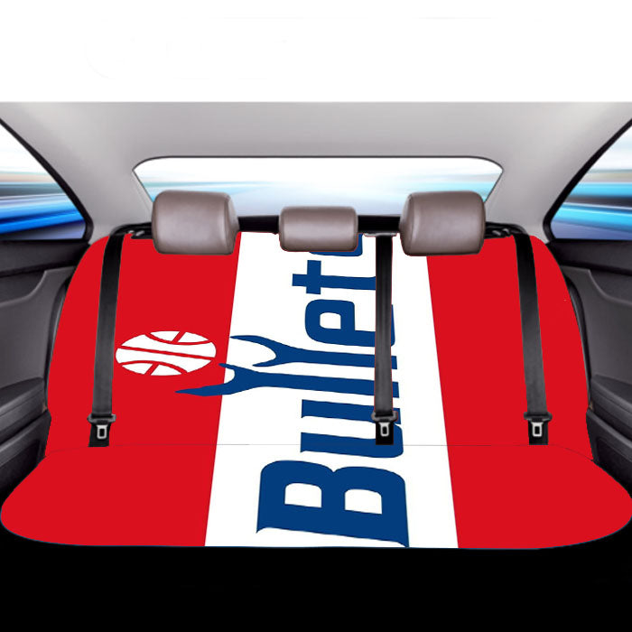 Washington Bullets 1987 Logo Car Back Rear Seat Covers