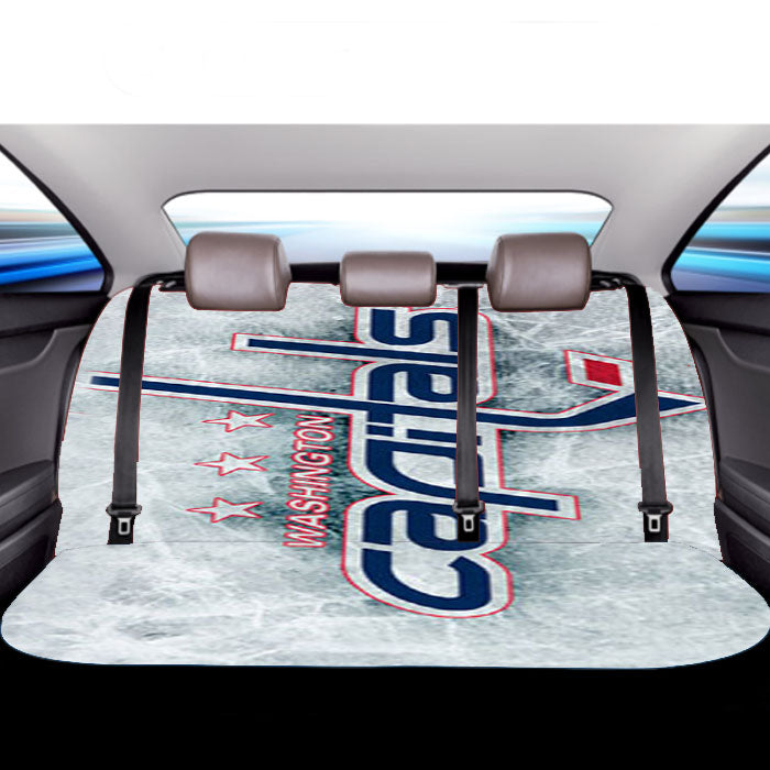 Washington Capitals Ice Logo Car Back Rear Seat Covers