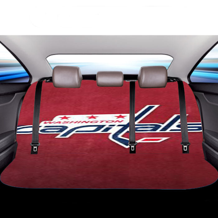 Washington Capitals Ice Red Car Back Rear Seat Covers