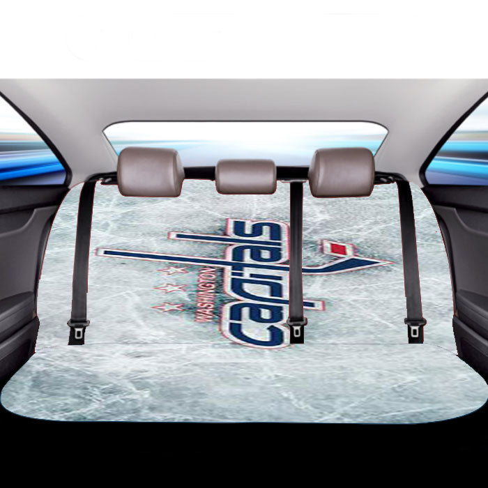 Washington Capitals On Ice Car Back Rear Seat Covers