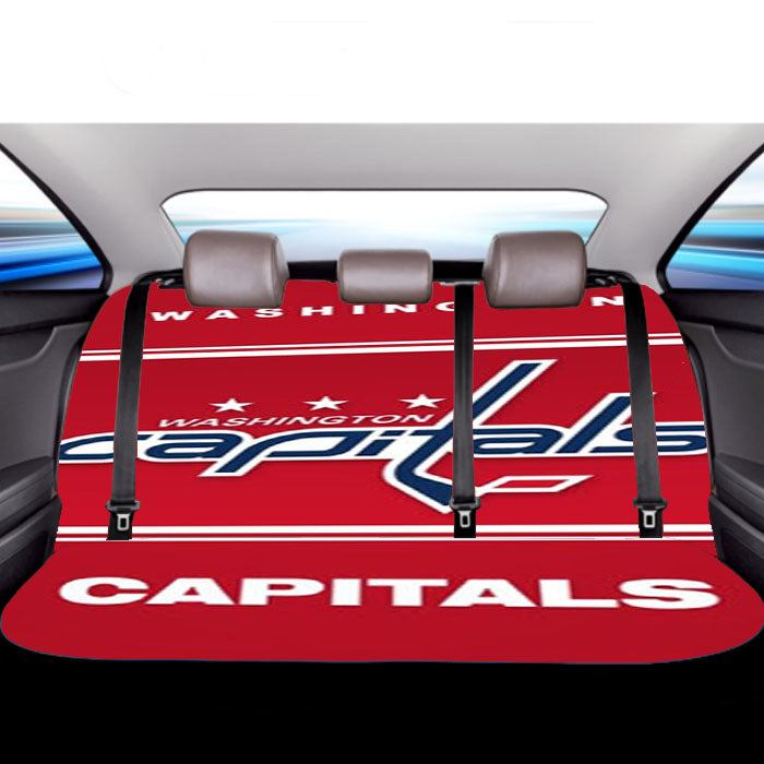 Washington Capitals Sports Car Back Rear Seat Covers